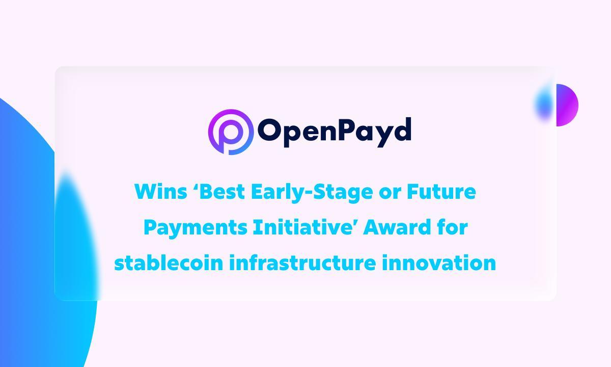 OpenPayd's Stablecoin Infrastructure Crowned Best Future Payments Initiative