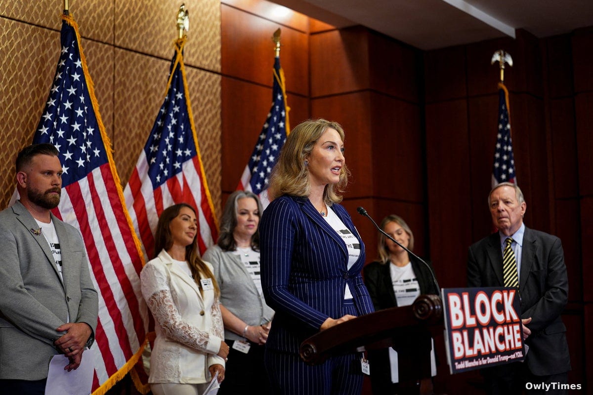 Todd Blanche meets Epstein survivors to secure support from Thom Tilli