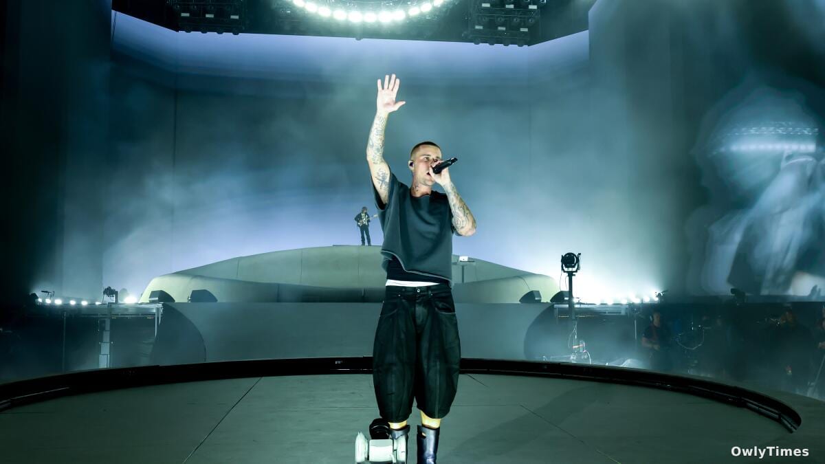 Justin Bieber performs for tech and defense elites in Montecito