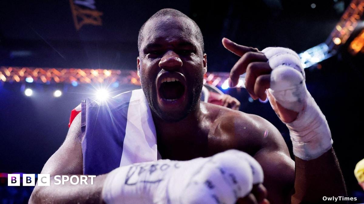 Dubois hits canvas twice in opening round of Manchester title fight