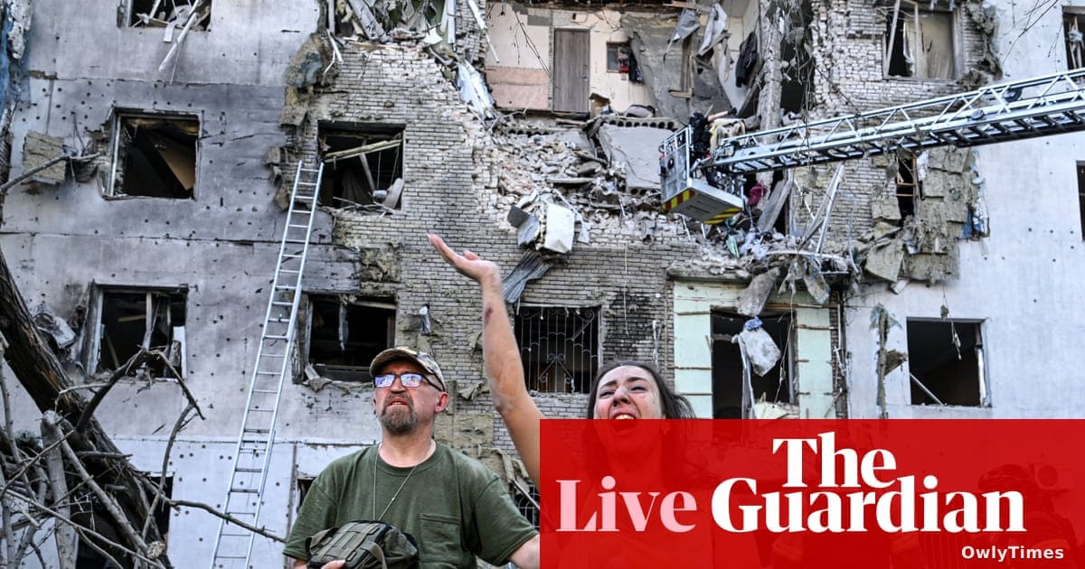 Ukraine Launches Hundreds of Drones as Russia Strikes Kyiv, Odesa