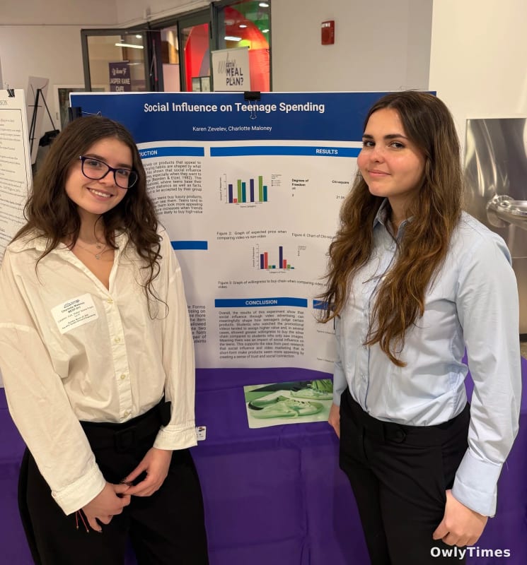 Terra NYC STEM Fair Students Quantify Peer Pressure on Teen Spending
