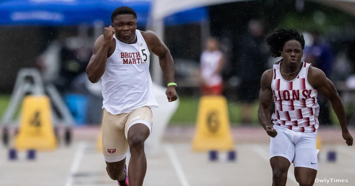Easton Royal (Brother Martin) clocks 10.17, breaks 43-year state recor