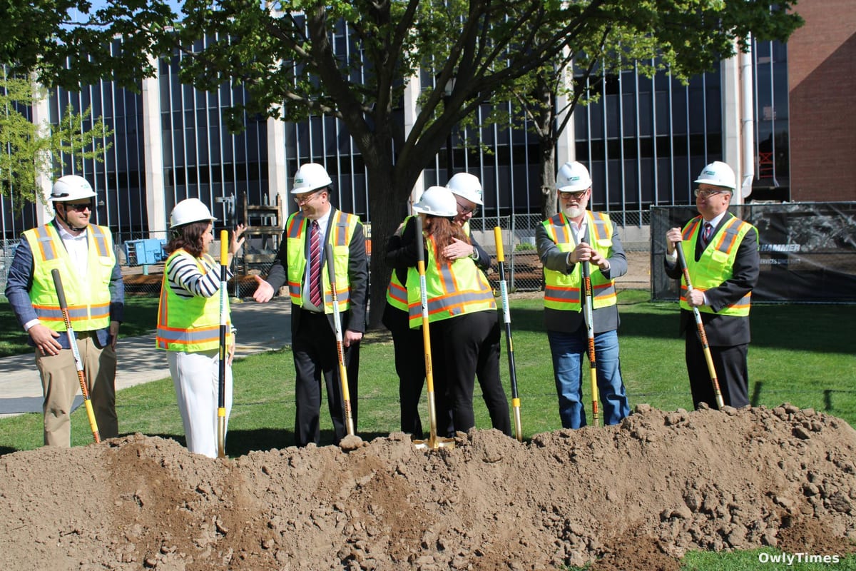 UWL breaks ground on Prairie Springs Science Center phase two