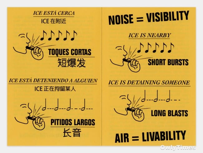 Activists Use 3D-Printed Whistles to Track ICE Enforcement Units