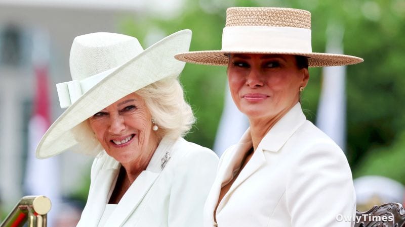 Melania Trump and Queen Camilla Test Smart Glasses at White House