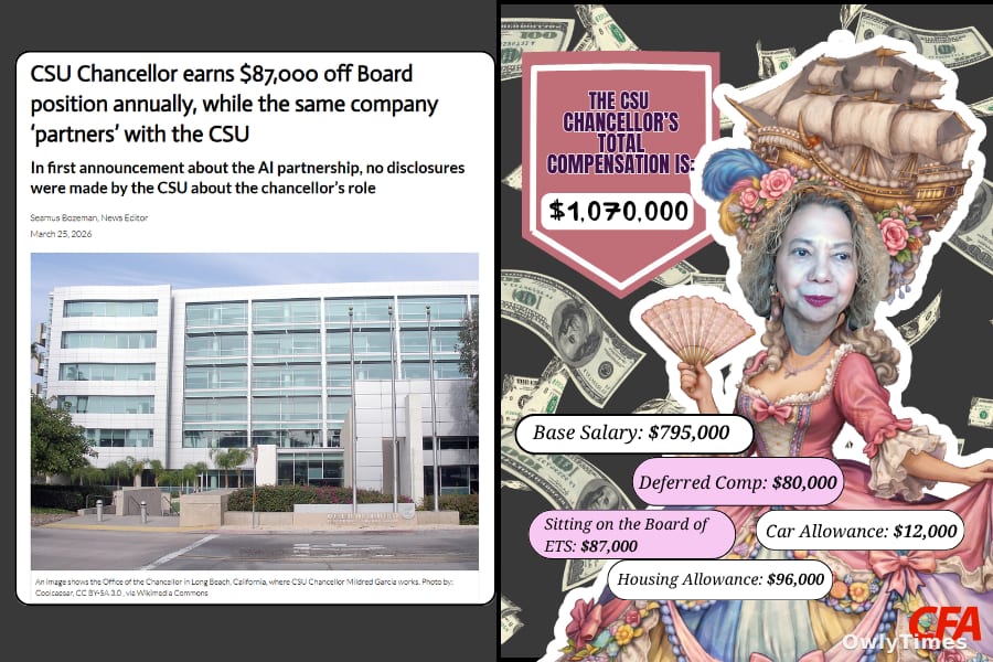 CSU Chancellor's ETS Role: $107K Raises Stakes