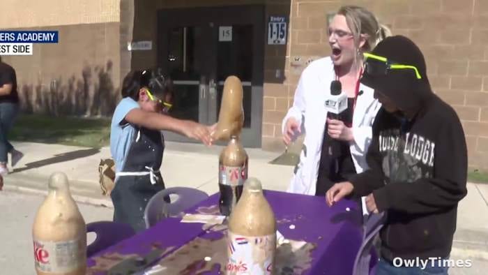 Diet Coke & Mentos Nucleation Powers Geyser Eruptions
