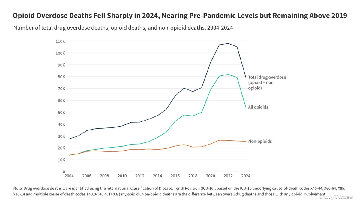 Opioid Crisis: Deaths Fall, But Risks Signal a Complex Shift