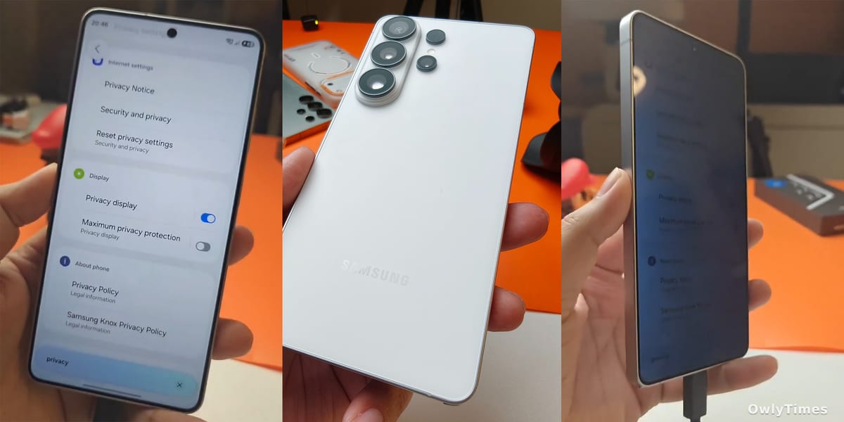 Samsung's Privacy Display: A Surveillance Shift? Analysis