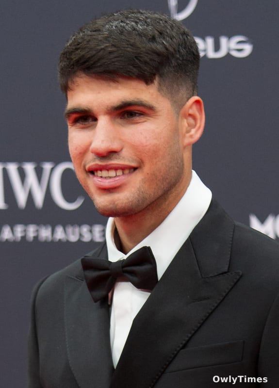 Alcaraz Attends Laureus Awards With Right Wrist in Splint