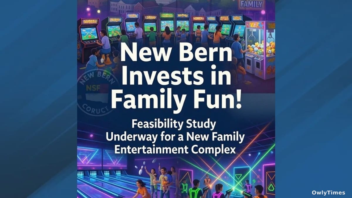 New Bern Council Approves Study for New Family Entertainment Center