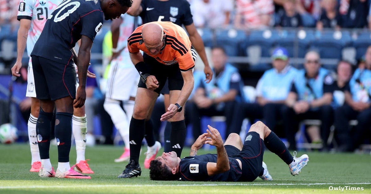 Pulisic Injured as US Loss to Belgium Draws 33 Million Viewers