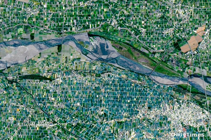 NASA Imagery Reveals Intensive Farming Patterns Across Yunlin County