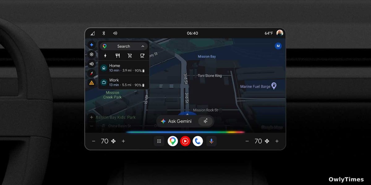 Google Integrates Gemini AI Into Android Automotive Dashboards